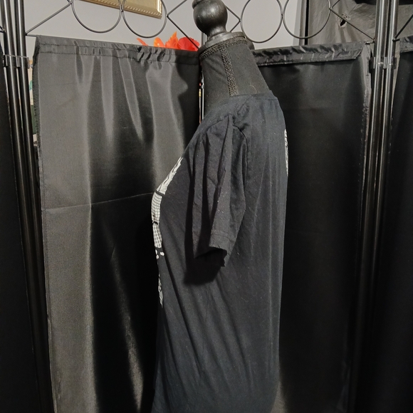 Canvas Black Women's Queens OF Pain Gothic Graphic Tee Shirt Size Small Grunge - Picture 3 of 6